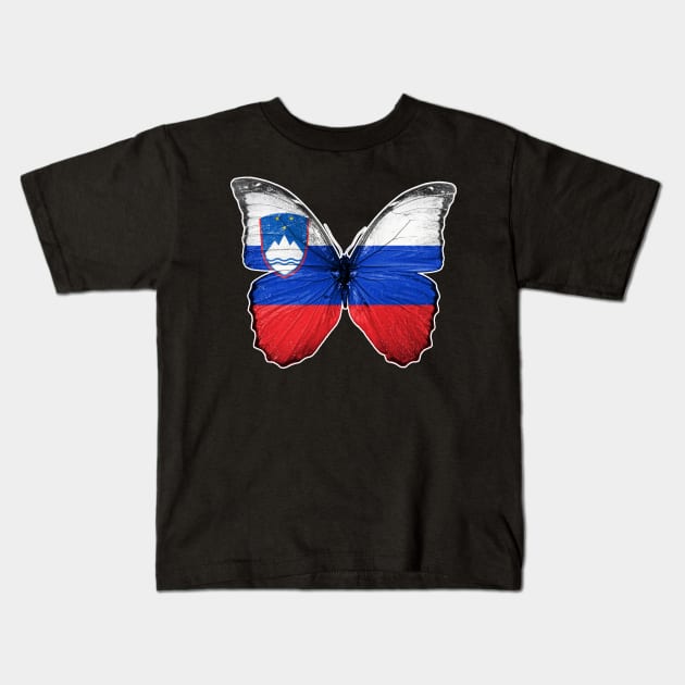 Slovenia Kids T-Shirt by daybeear